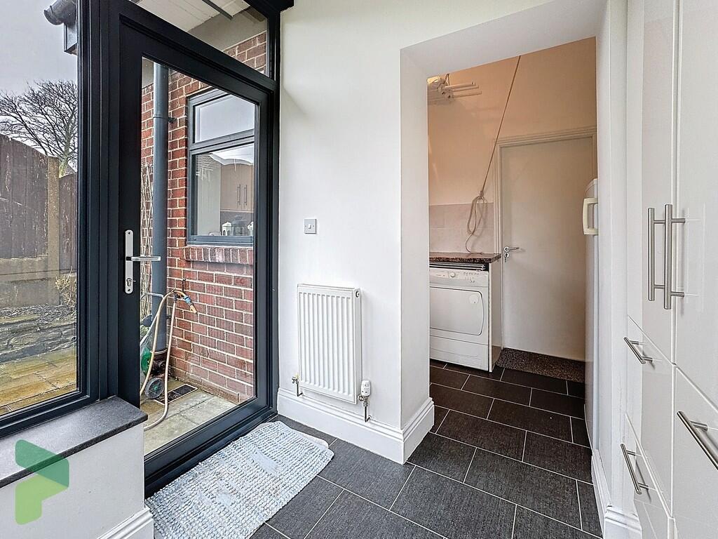 Rear porch to uti...