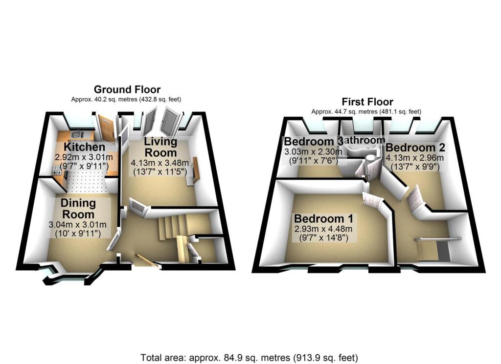 Burton Stone Lane, 3D
