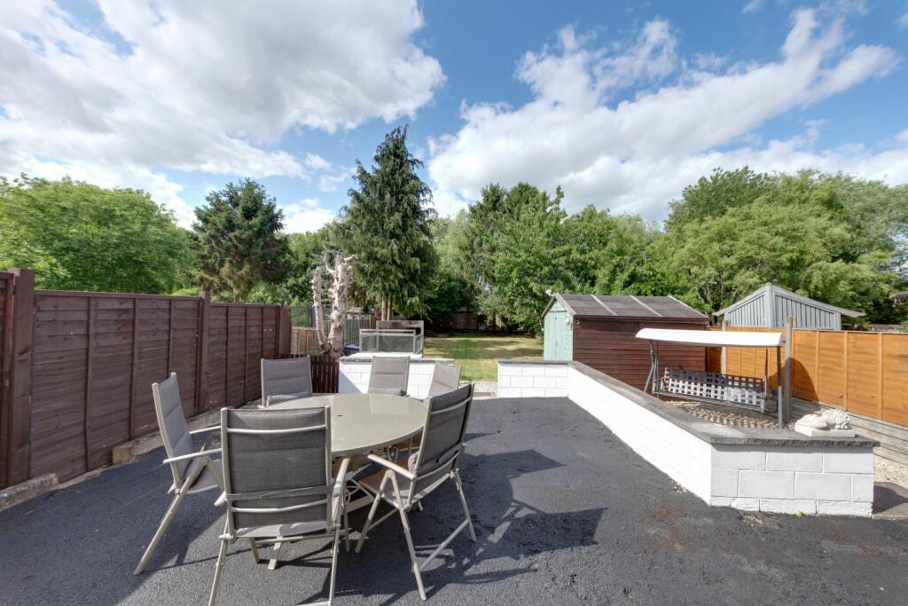 garden and patio view