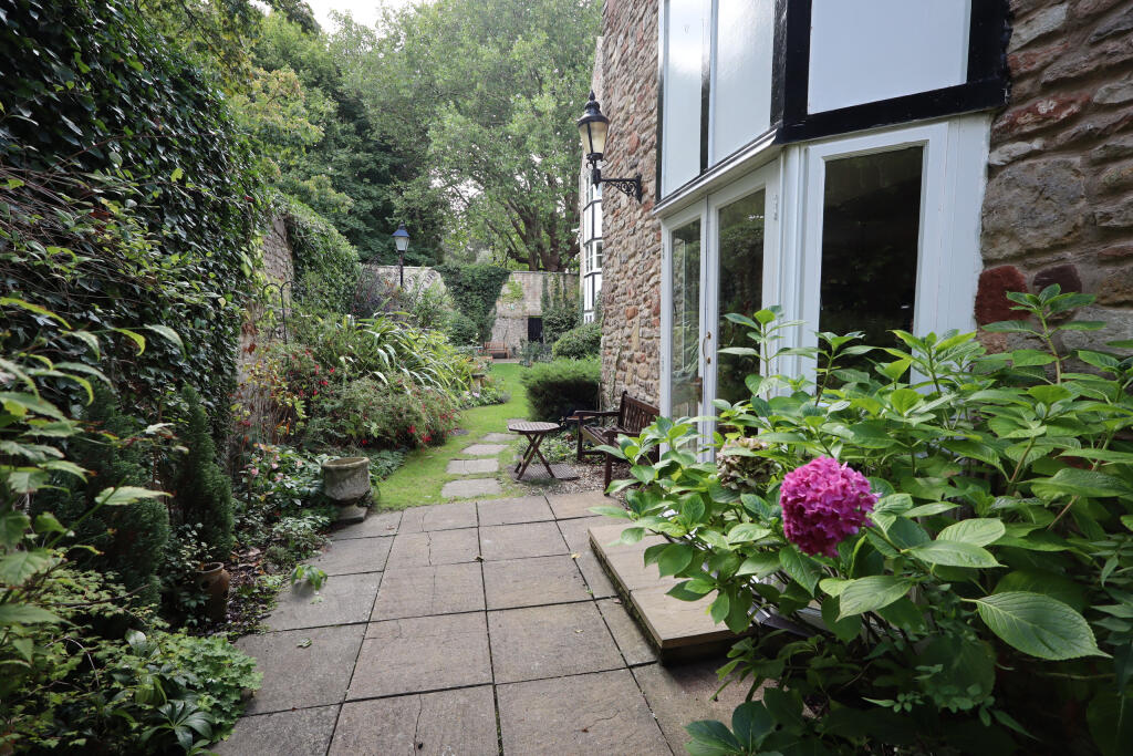 Patio and communal garden