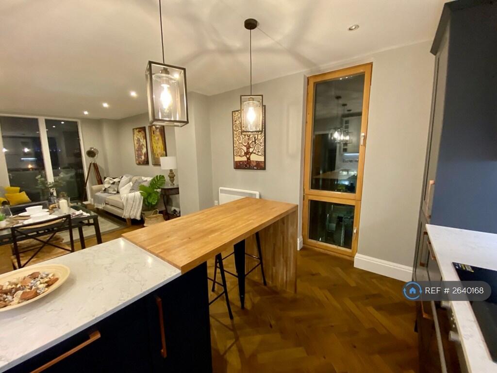 Open Plan Kitchen Dining And Living Area