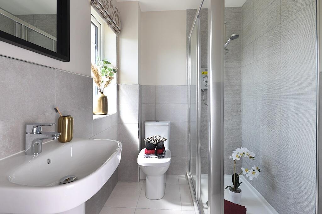 En suite shower room is an added luxury
