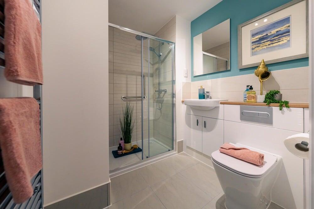 Show home shower room  