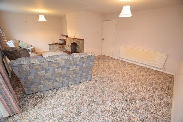 open plan lounge &amp; dining room