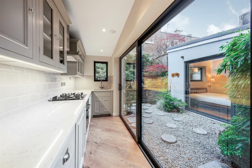 open plan kitchen