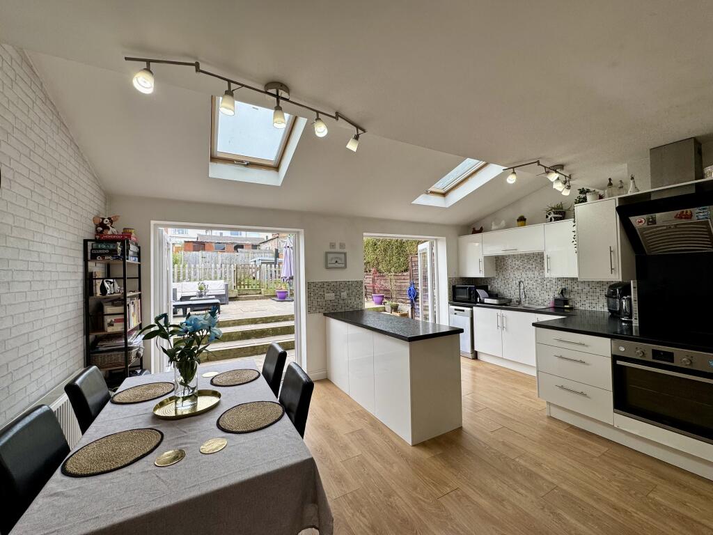 open plan kitchen