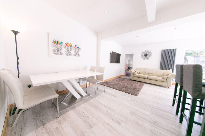 Dining area and rear living space