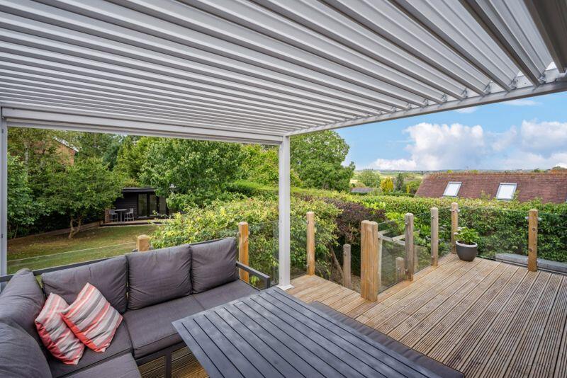Raised sun terrace