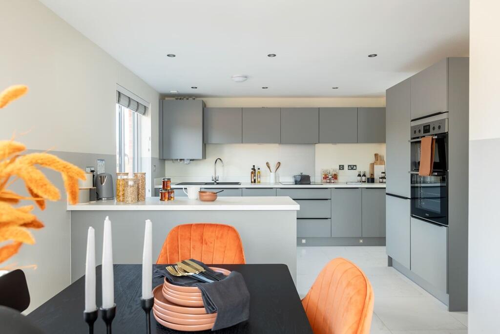 An open plan kitchen/diner is the heart of the home