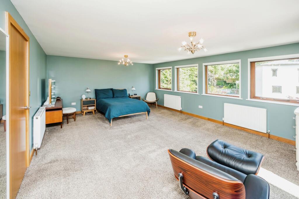 Master bedroom suite