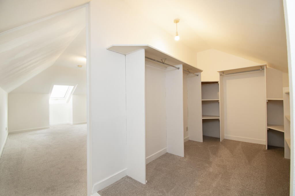 Bedroom 1 walk in wardrobe