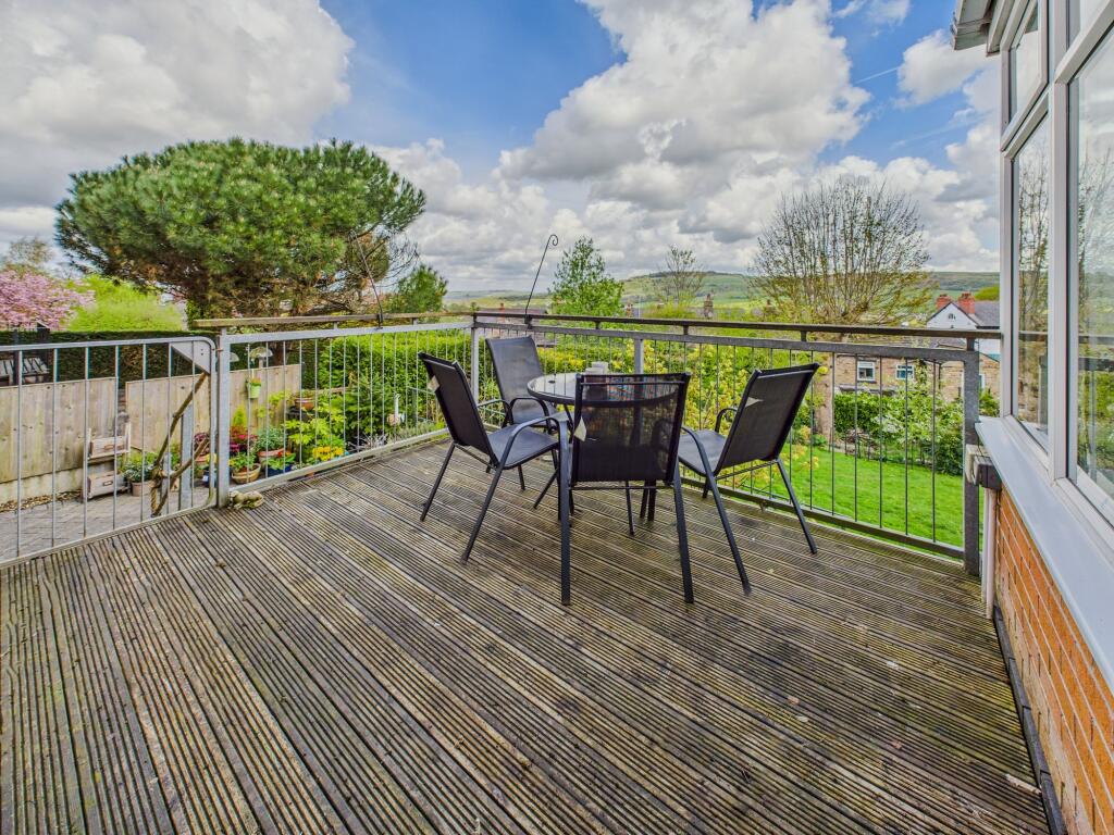 Rear Garden - Raised Decking and Dining Area