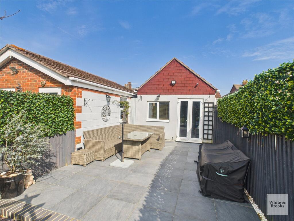 Patio and Garage