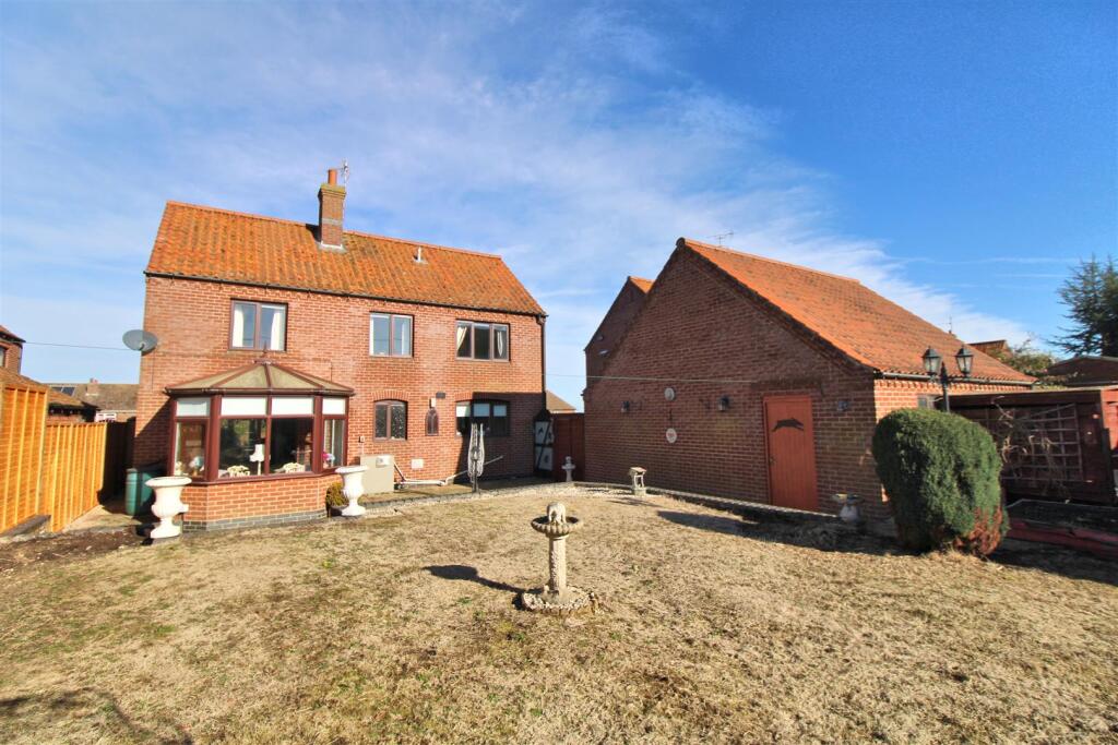 Rear of property