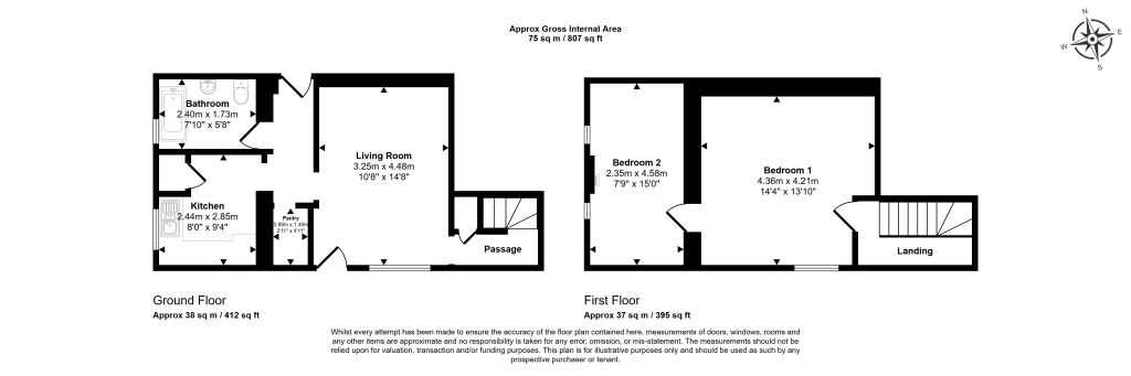 108 &amp; 110 Old Yarmouth Road, Ellingham, Norfolk NR35 2PG