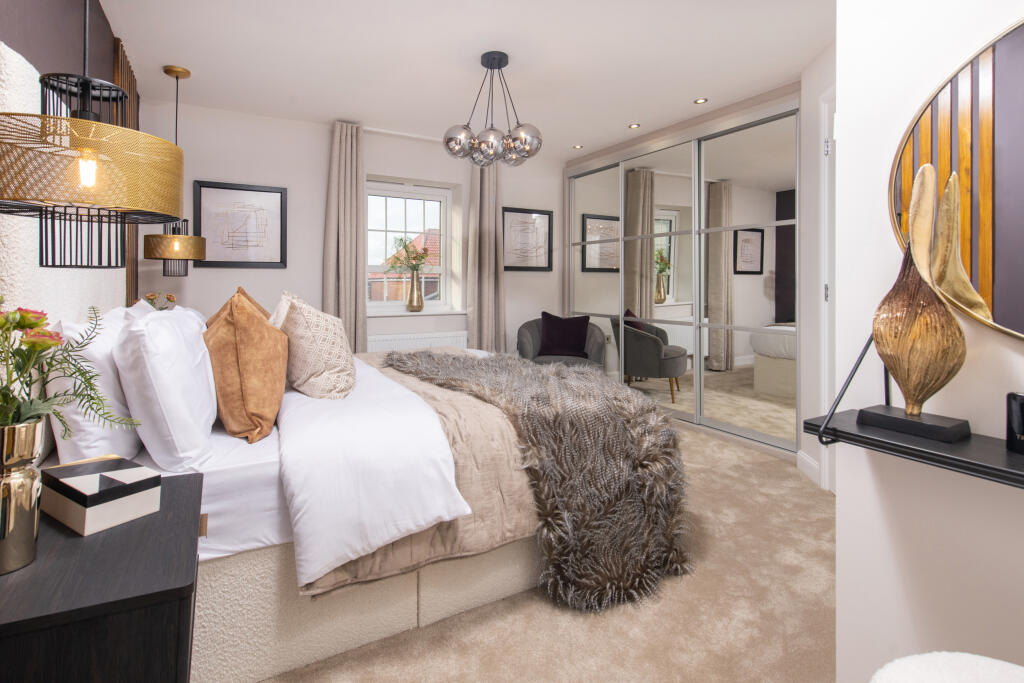 Inside view 4 bedroom Kirkdale main bedroom with en suite