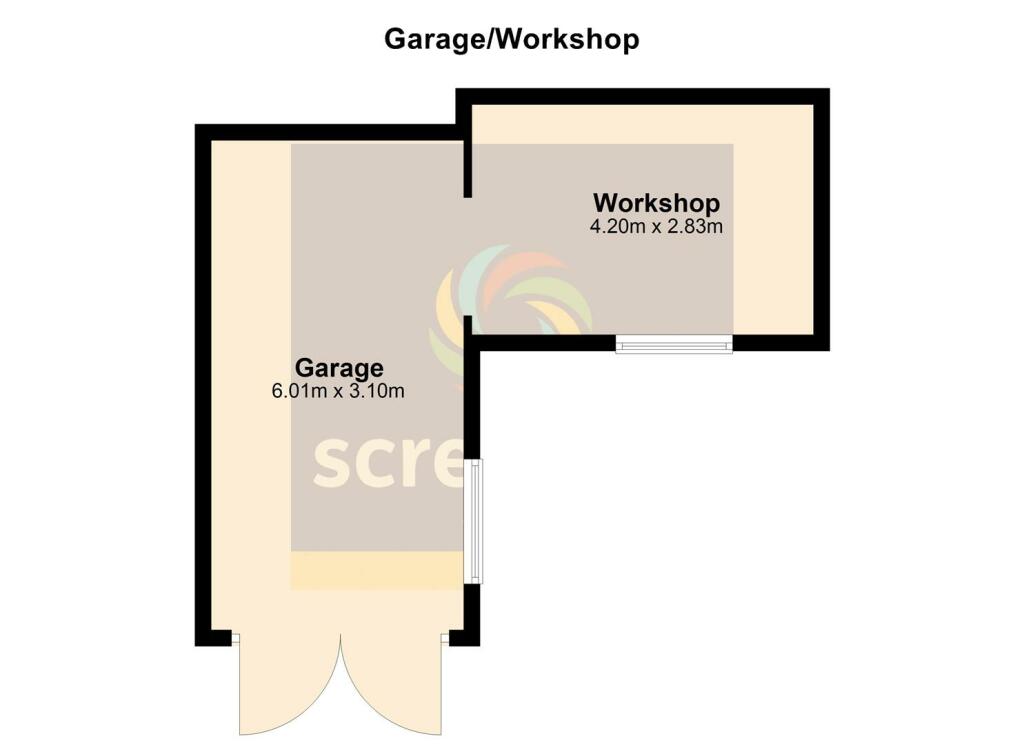 FLOORPLAN 98 Lime Tree Grove GARAGE, Thorne.JPG