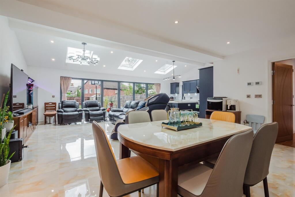 Family Living Room and Dining Kitchen