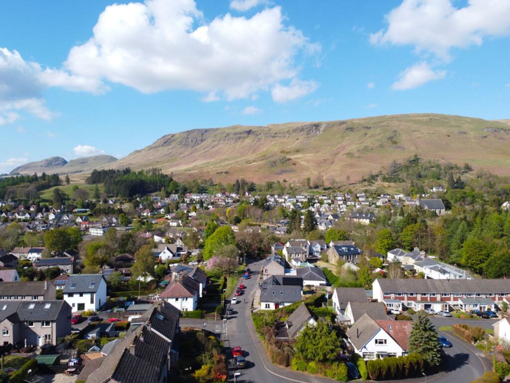 Aerial village view