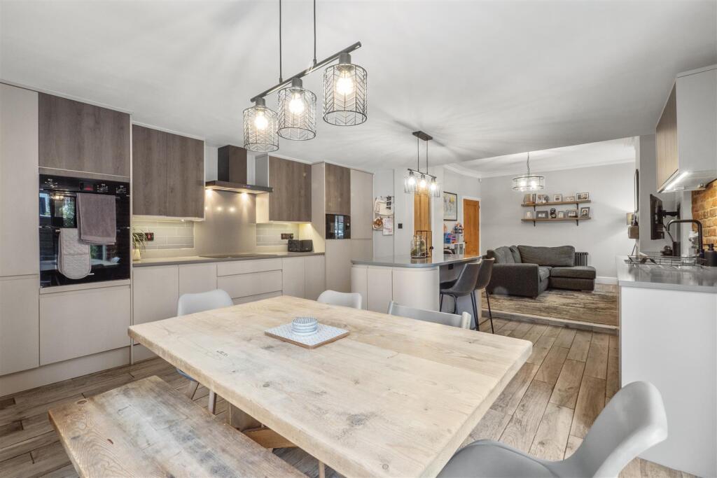 Living Area and Dining Kitchen