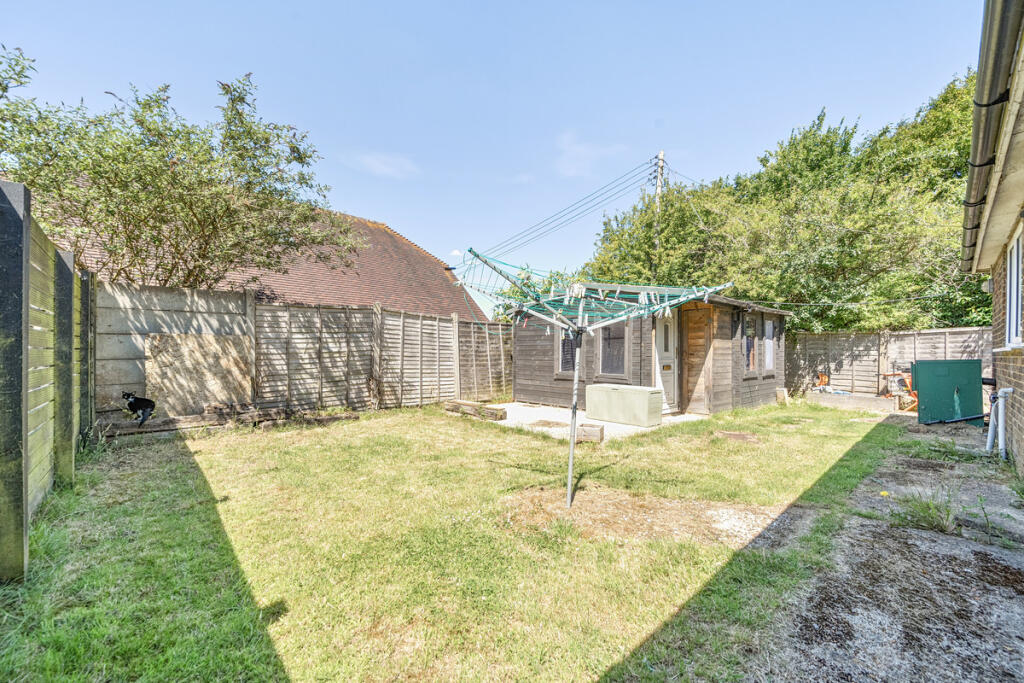 Private West facing rear garden