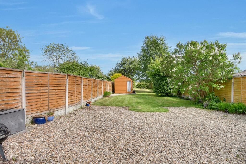 Rear garden