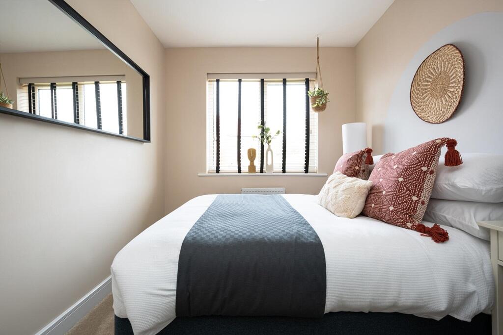 Second double bedroom could make an ideal spare room for friends and family