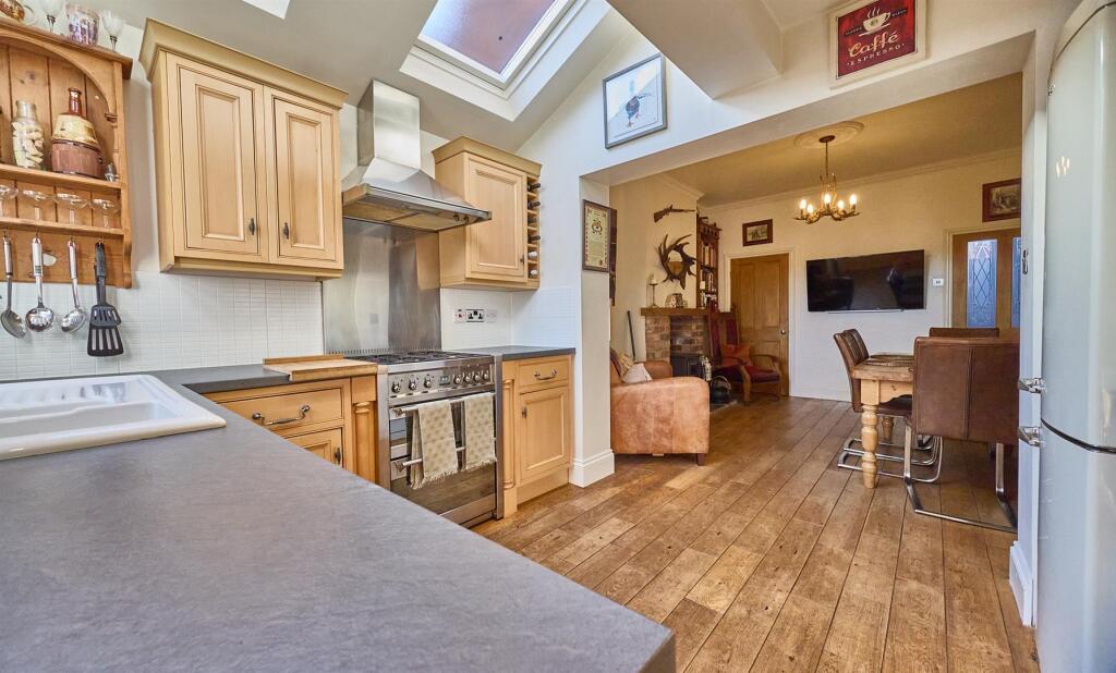 EXTENDED OPEN PLAN FITTED LIVING DINING KITCHEN