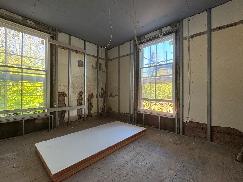 Bedroom under construction