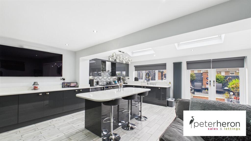 Open Plan Kitchen Dining And Family Room