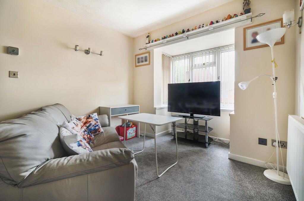 Open plan living room and kitchen