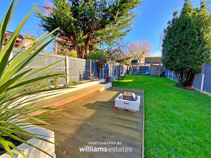 rear decked area