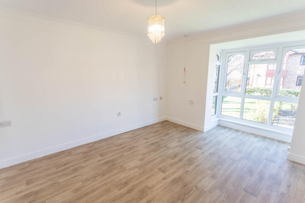 Living Room with bay window