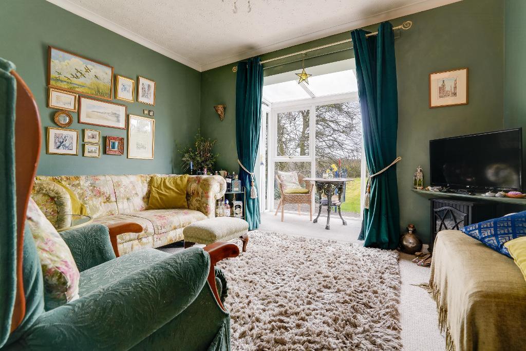 Study with garden views