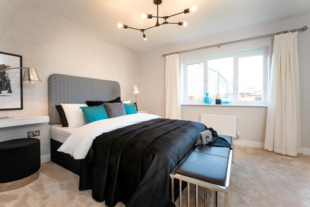 A second double bedroom to sleep guests for the weekend