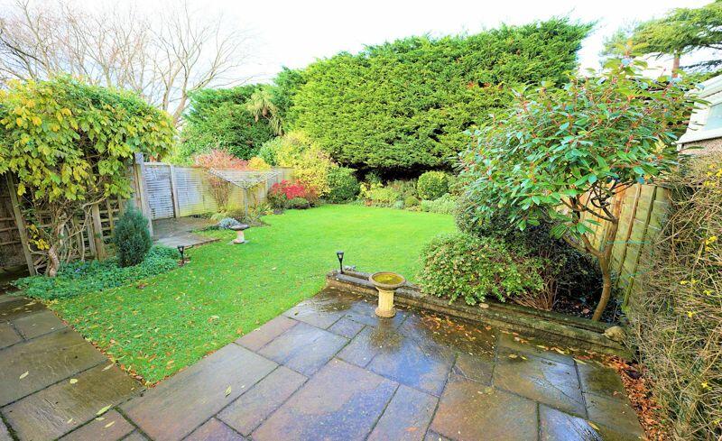 Attractive mature gardens