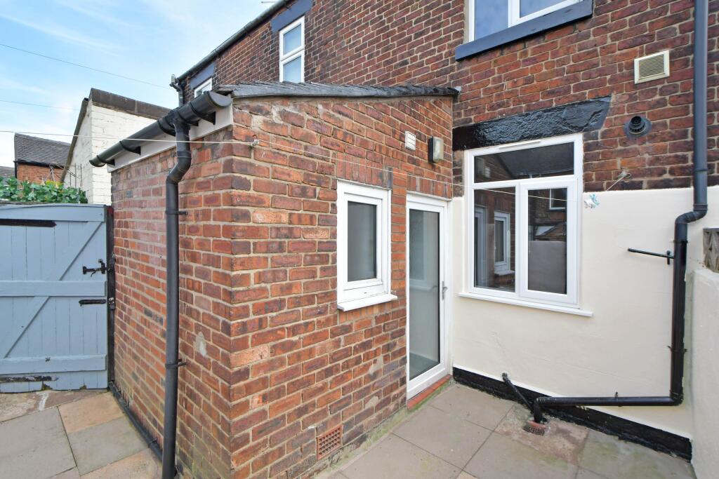 Rear of property
