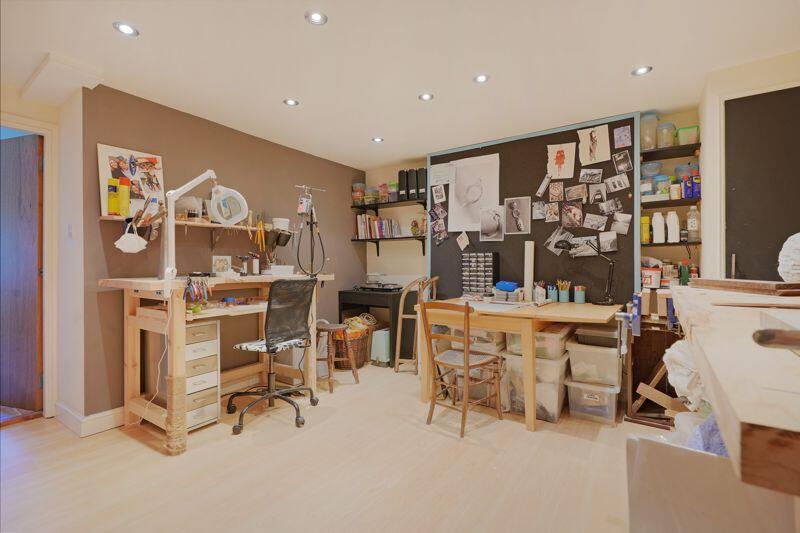 Craft Room in Basement 