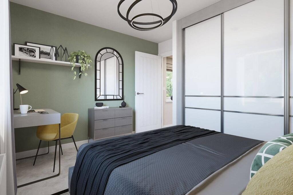 Plenty of space is available to add optional storage