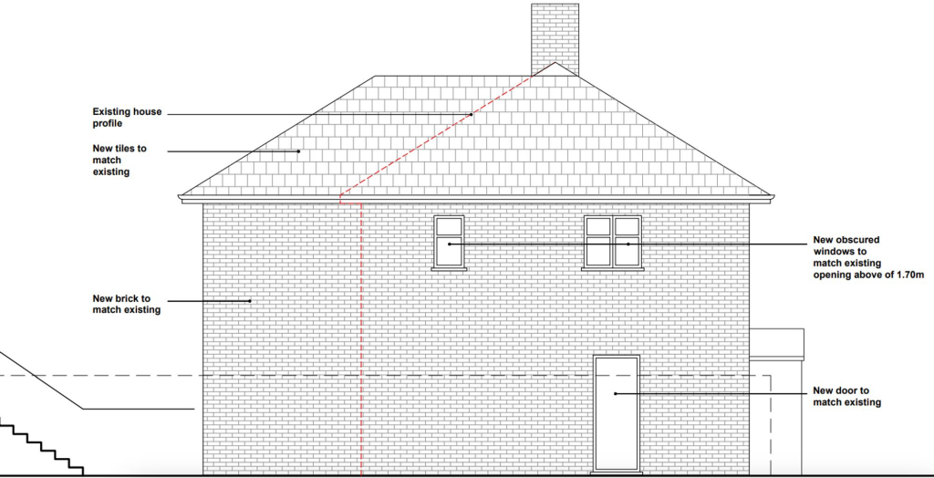 Proposed Side Elevation