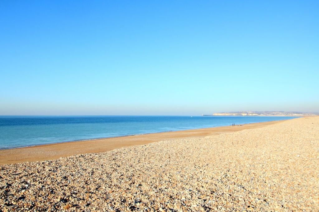 Beachfront location