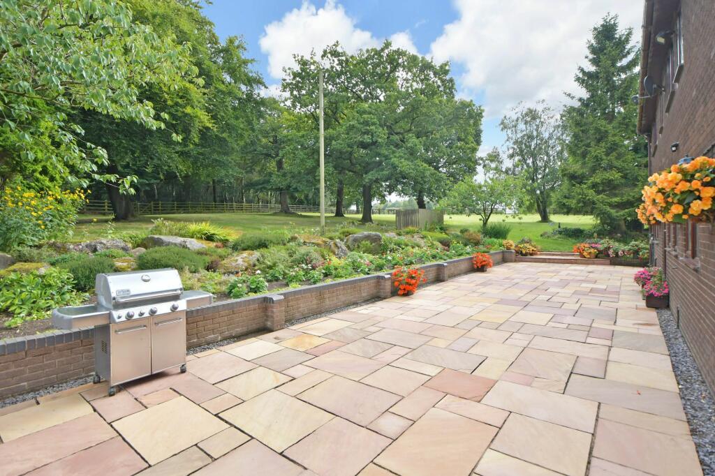 Rear terrace and garden