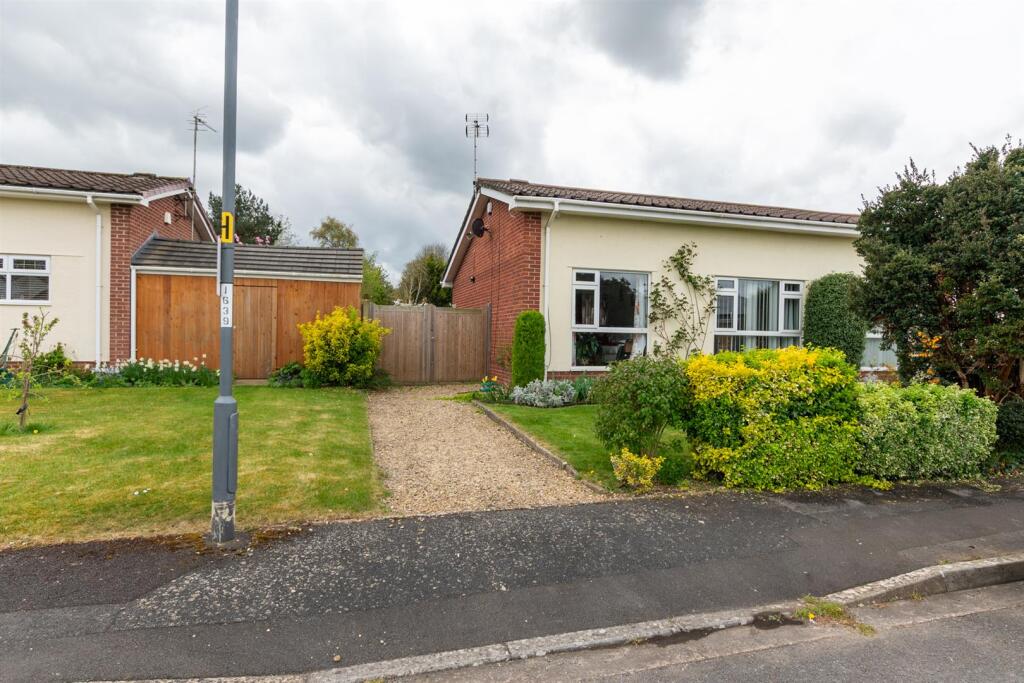 View of access and dropped kerb