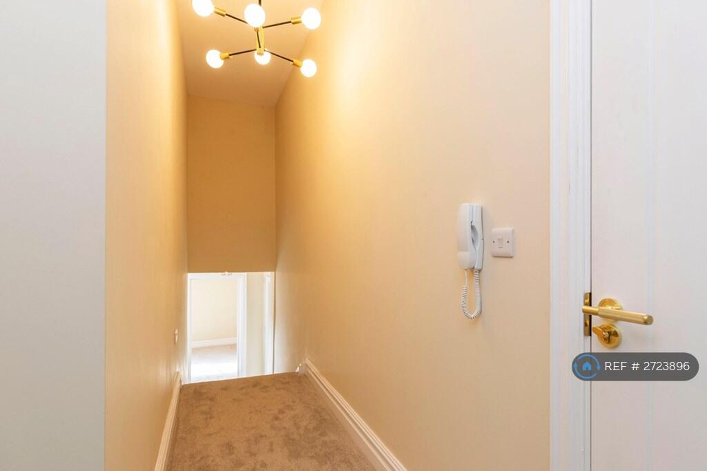 Hallway With Intercom System