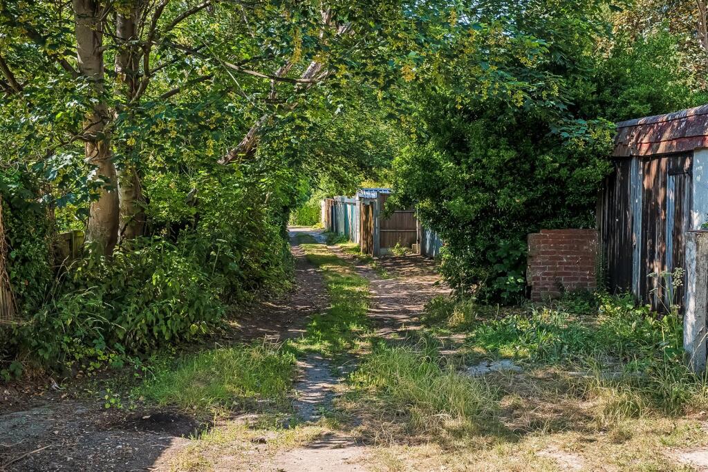 Rear Access Road to Garage