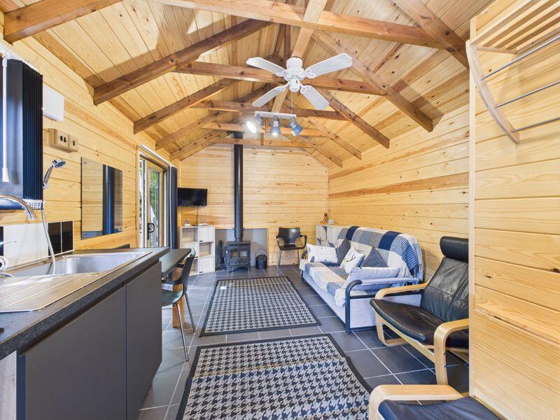 CABIN KITCHEN AND LIVING AREA