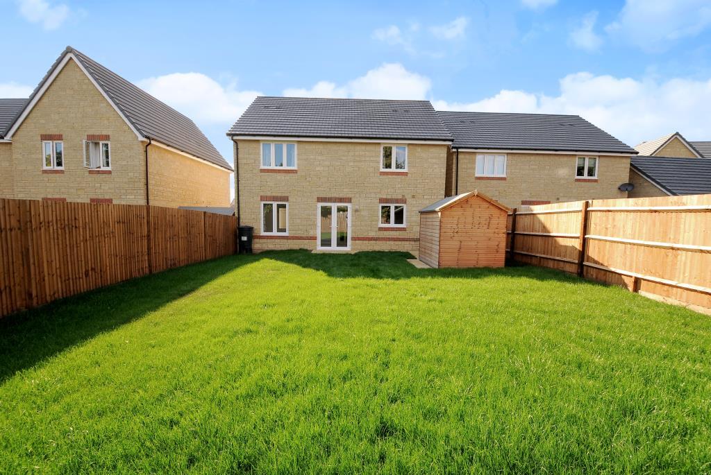 Rear of property