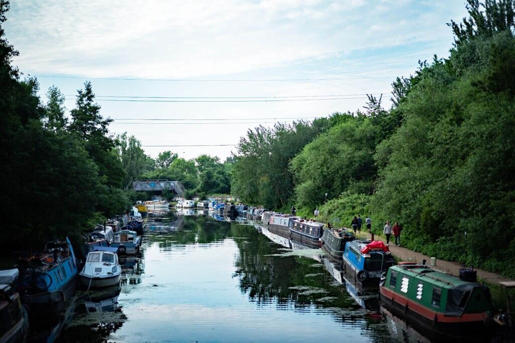 Enjoy a run or walk along the River Lea