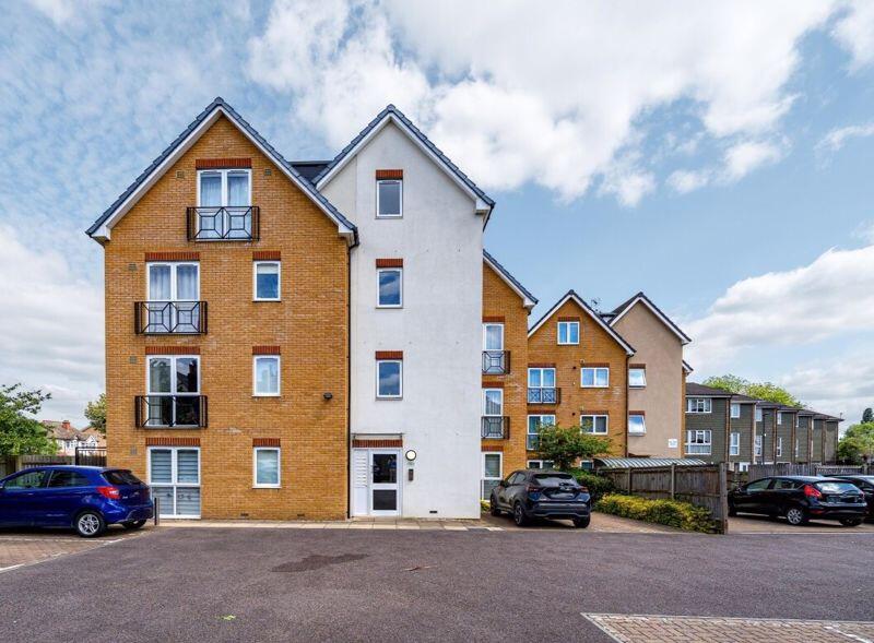 Front of flats