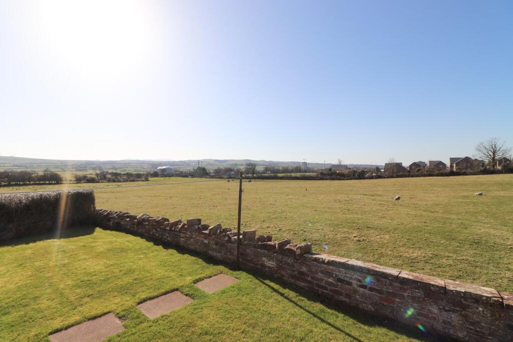 View from the garden